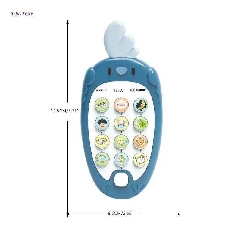 

1 Pcs Smart Baby Nibble Pacifier Simulation Bottle Imitating Music Phone Toy