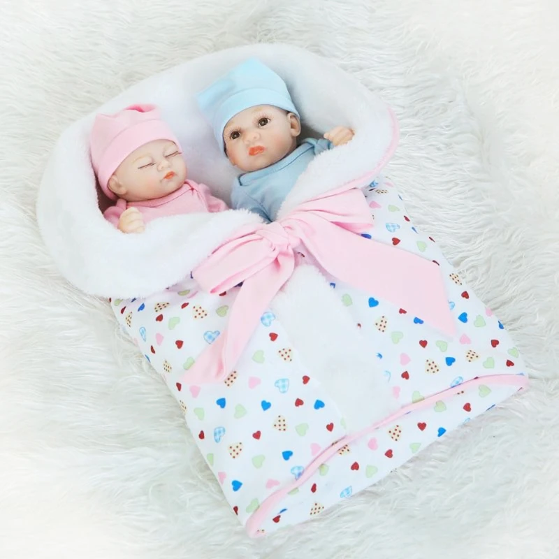 

26cm Realistic Sleeping Doll Soft Toy with Moveable Arms Lifelike Educational Reborn Boutique Collections Kid Party Gift