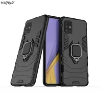 for samsung galaxy a51 case cover tpu hard pc cover for samsung a51 case ring holder stand magnetic armor funda sm a515fn coque