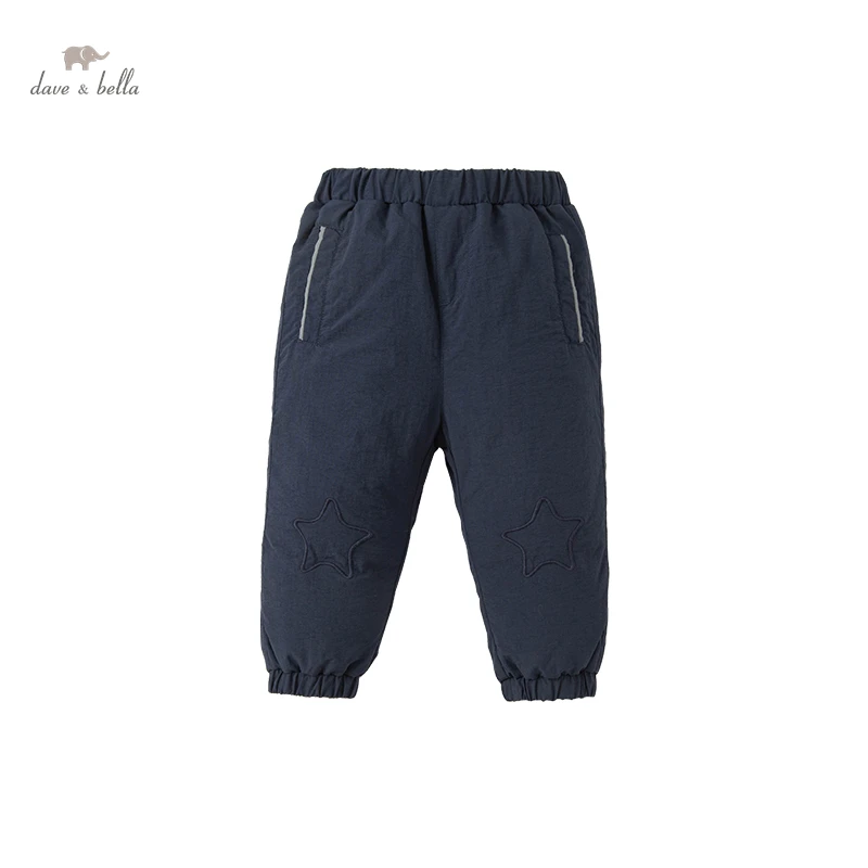 

Зимние Пуховые брюки Дэйв Белла DBX20287 унисекс модные детские Мультяшные пуховые брюки для девочек и мальчиков высококачественные пуховые брюки