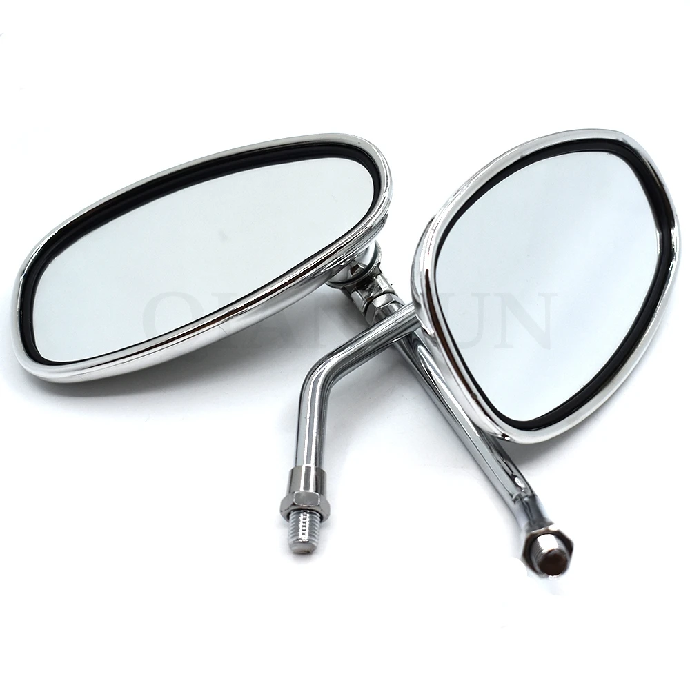 Универсальное 10 мм мотоциклетное зеркало заднего вида овальное для BMW K1600 K1300 K1200R