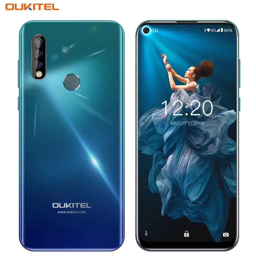 Oukitel C17 Pro 6 35 &quotполный экран 4 Гб Оперативная память 64 Встроенная 13MP тройной задней