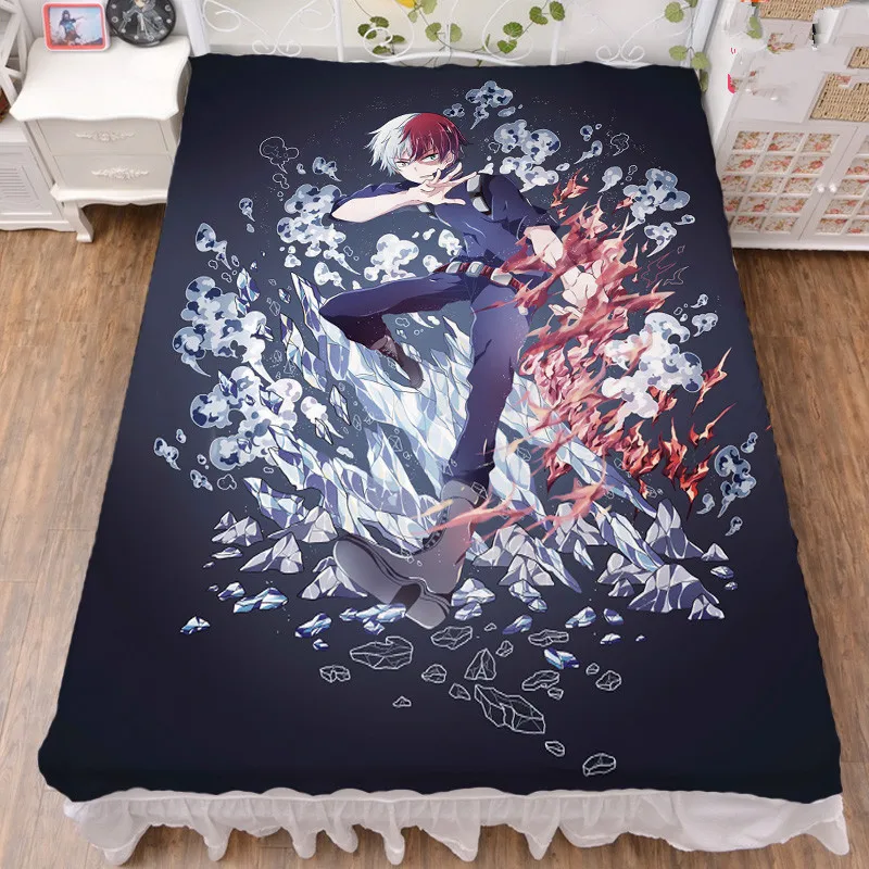 yxxy4 March обновление японского аниме My Hero Academy Boku no Hiro akadelia кровать молочное волокно лист и одеяло летнее одеяло 150x200 см - Цвет: yxxy4