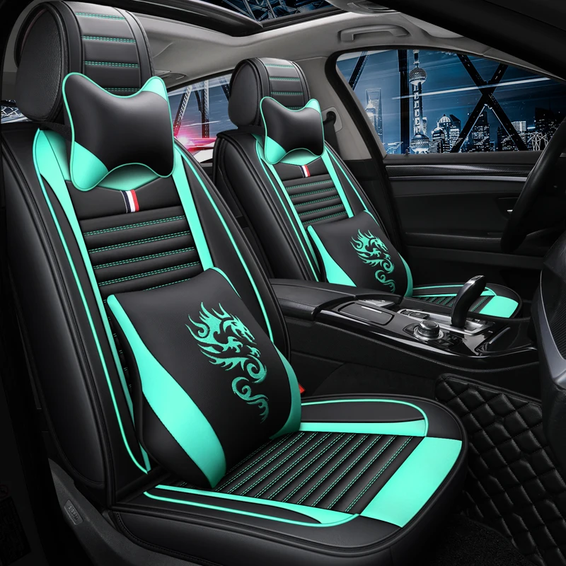 Пленка с полным покрытием из эко кожи авто чехлы сидений искусственной для