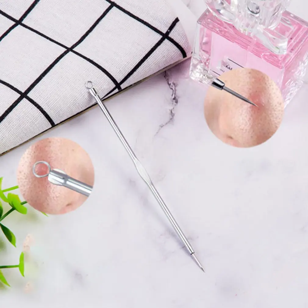 Игла для чистки лица 5 предметов Удалить инструмент удаления угрей разные цвета