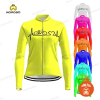 cycling jersey winter women mtb jacket long sleeve thermal fleece clothing sports team race uniform feminina bicycle sweatshirt