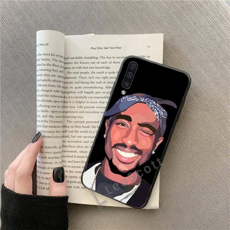 

Rapper 2pac Phone Case For Samsung A40 A31 A50 A51 A71 A20E A20S S8 S9 S10 S20 Plus note 20 ultra