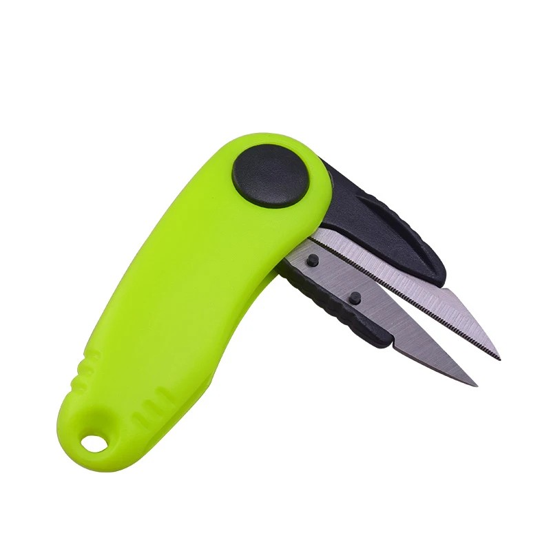 

1pcs Shrimp-Shaped Stainless Steel Fish Use Scissors Accessories Folding Fishing Line Cut Clipper Fishing Scissor Tackle