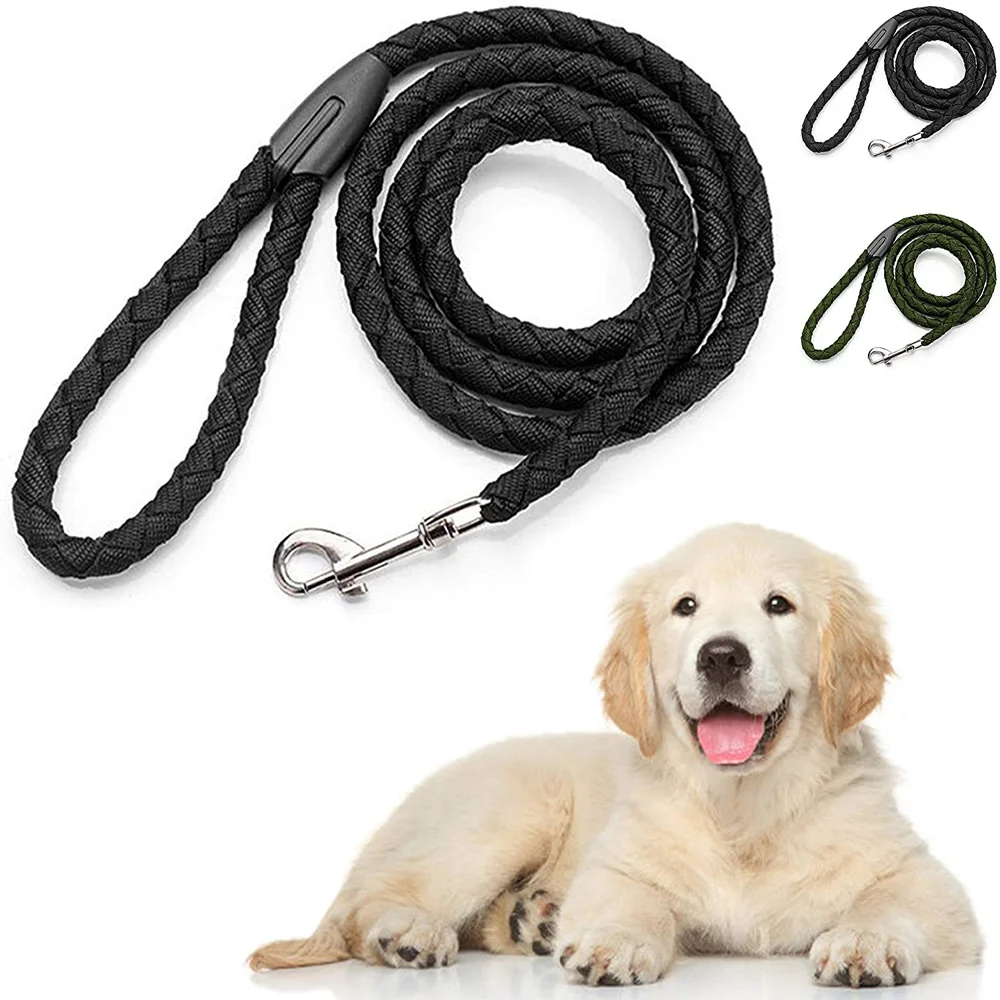 Нейлоновый Поводок для собак длиной 5 футов веревка с металлической застежкой