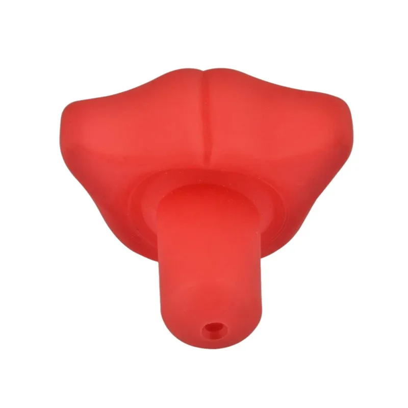 Pet Dog Toys Big Red Lip Rubber Toy with Sound Squeaker Squeaky Funny Smile Puppy Interesting Audible Gift | Дом и сад