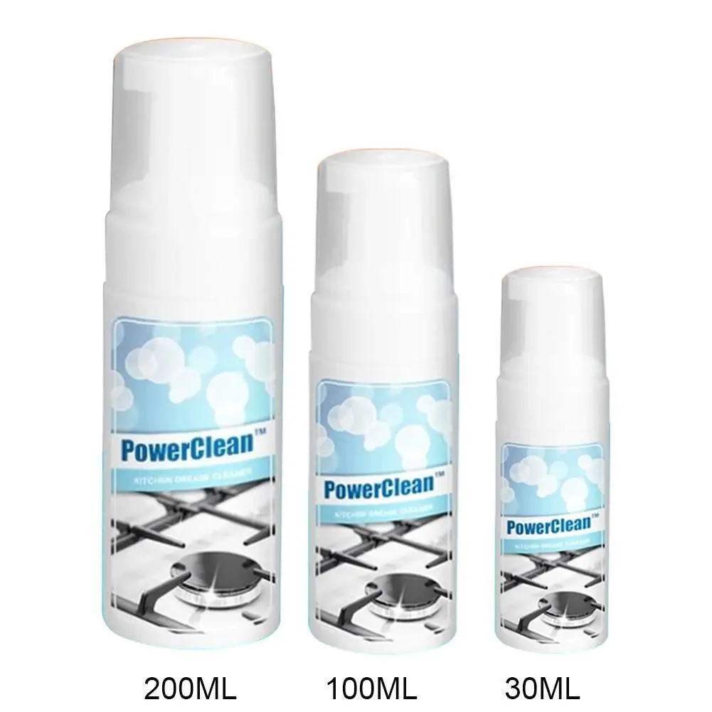 

30/100/200ml Kitchen Grease Cleaner Cleaning Kitchen Bubble Cleaner Household Cleaner Rust Cleaning Dirt Grease All-Purpose V2I6
