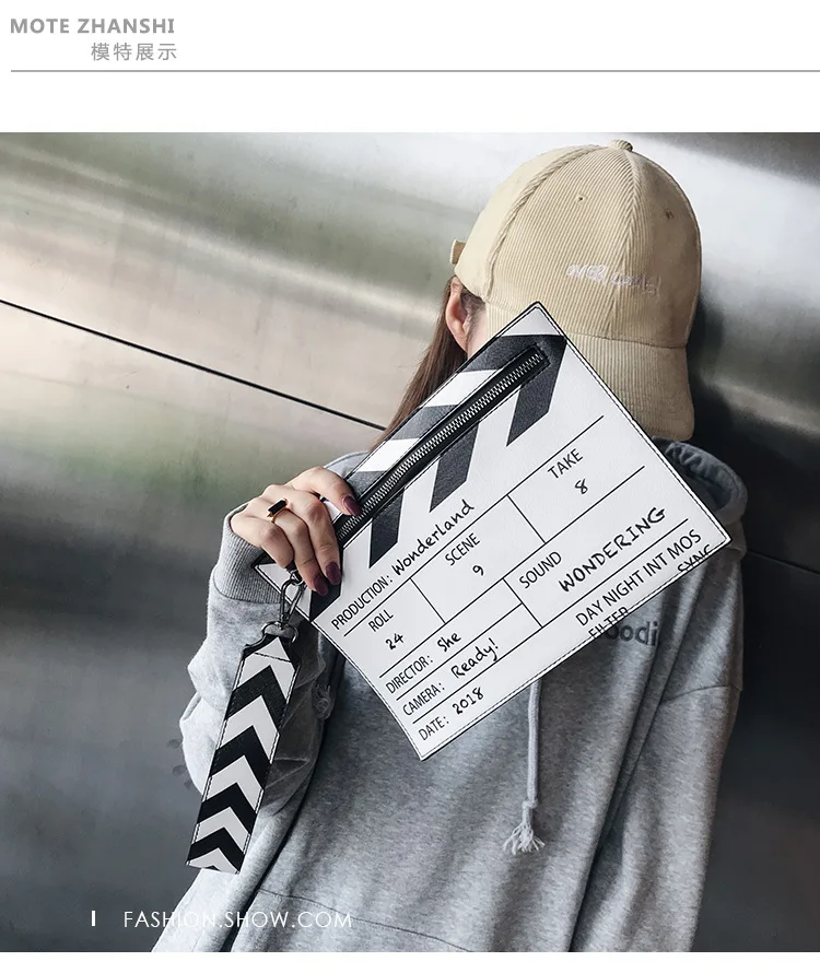 

Fashion Design Women Film Field Card Clutch Bag Zipper Party Clutch Wallet Messenger Shoulder Bag Phone Pouch Bolso Mujer