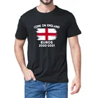 Забавная Летняя мужская футболка с надписью Come On английские фанаты, Повседневная Уличная одежда, женская мягкая футболка в стиле Харадзюку, подарок