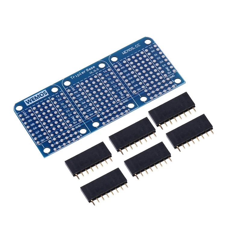 

Тройное основание для Wemos для D1 Mini ESP8266 Dua, защитная плата высокого качества