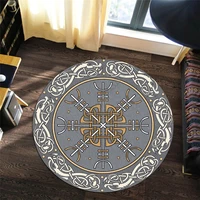 viking style carpet helm of awe dragon 3d all over printed rug non slip mat dining living room soft bedroom carpet