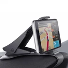 Автомобильный держатель для телефона, универсальный автомобильный держатель для телефона на приборной панели, легкая подставка с зажимом, автомобильные аксессуары для GPS, совместимы со всеми смартфонами