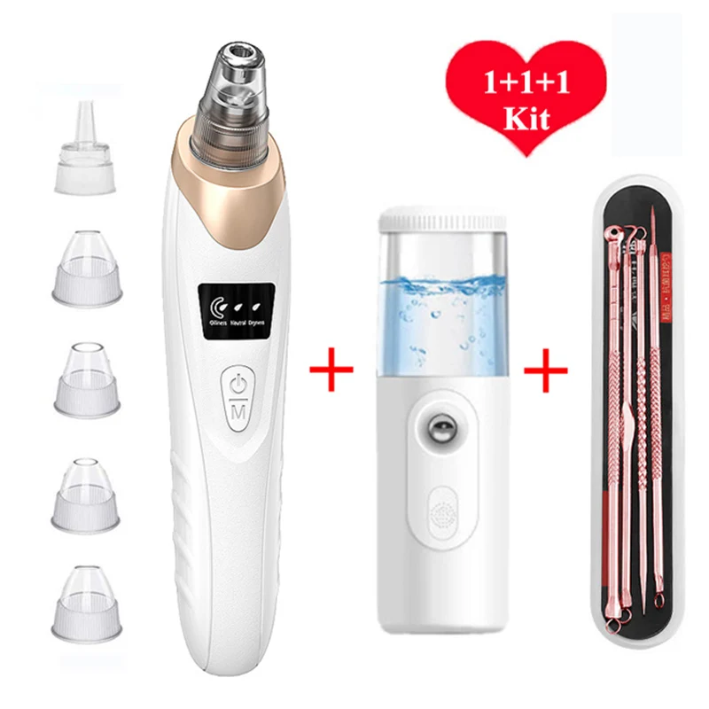 

Электрический пылесос для удаления черных точек на лице с функциями отжим пор, очищение пор, уход за кожей, очищение пор