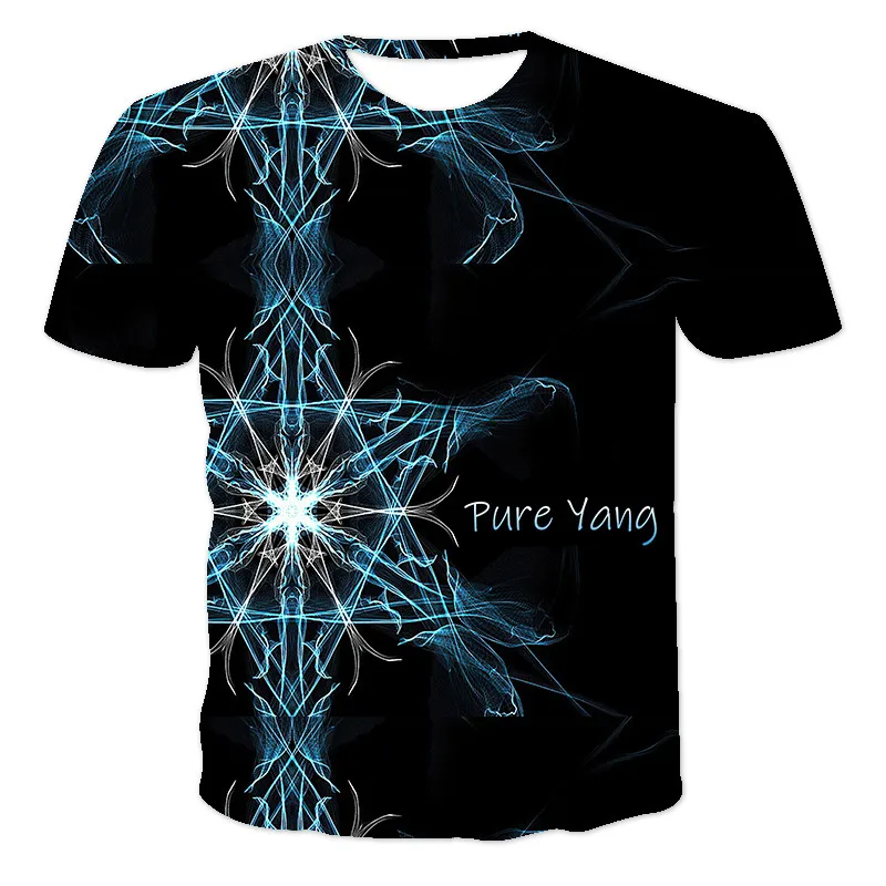 

Summer Men Women Print Bright T-Shirt Harajuku Tees 3D Graphic T-Shirt Round Neck Tops Unisex Short Sleeve Streetwear Shirt