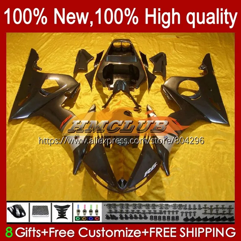 

Комплект обтекателей OEM для YAMAHA YZFR6S, YZF, R6 S, R6S, 2006, 2007, черный, серебристый, 2008, 2009, 59No.59, YZF600, 06-09 YZF-R6S 06, 07, 08, 09