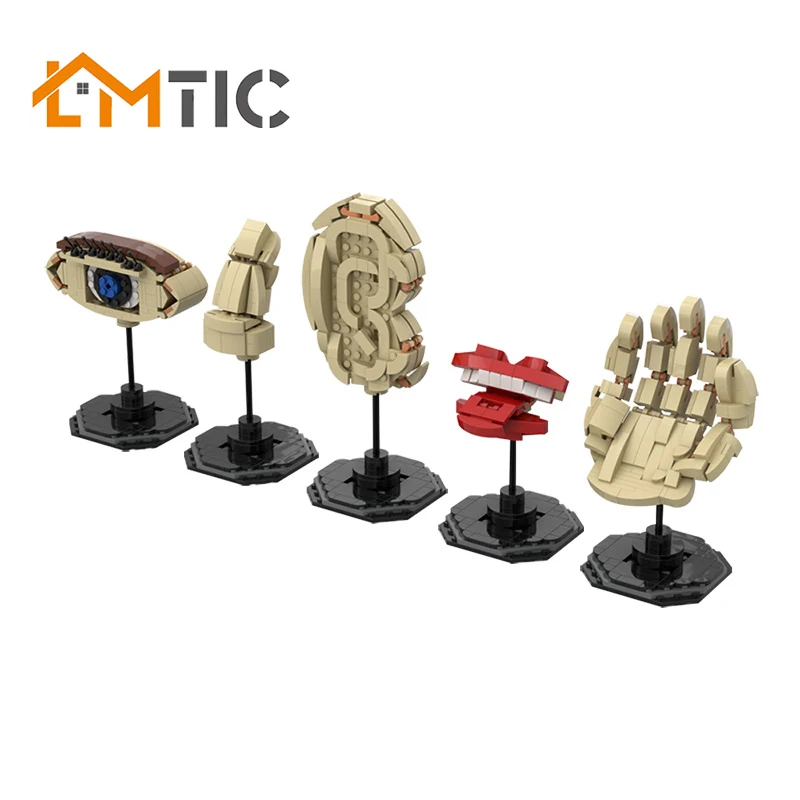 BuildMOC 49680 пять классиков 877 шт строительные блоки Diy игрушки кубики развивающие
