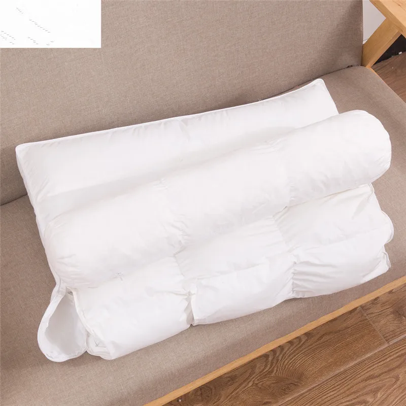 

2019 new latex beads neck Pillow 100% cotton fabric home texitle Zero Pressure Neck Health pillow latex particle 45*70cm pillow