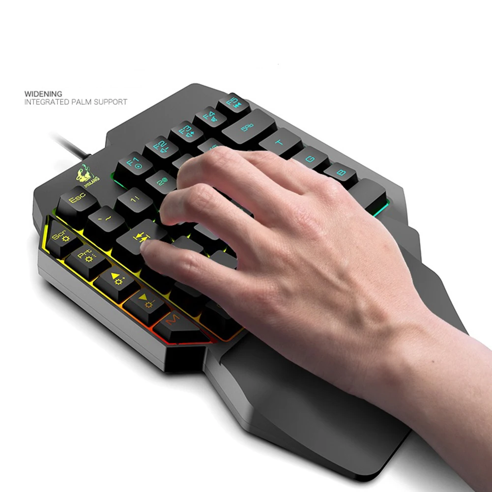 Игровой контроллер для смартфонов с USB клавиатурой и подставкой ладони