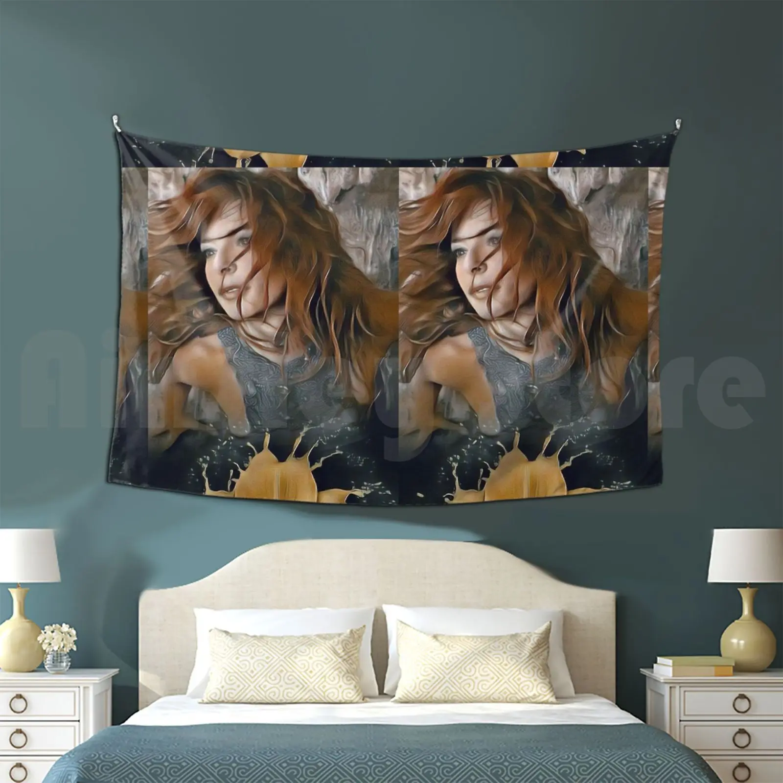 

Mylene Farmer Tapestry Living Room Bedroom