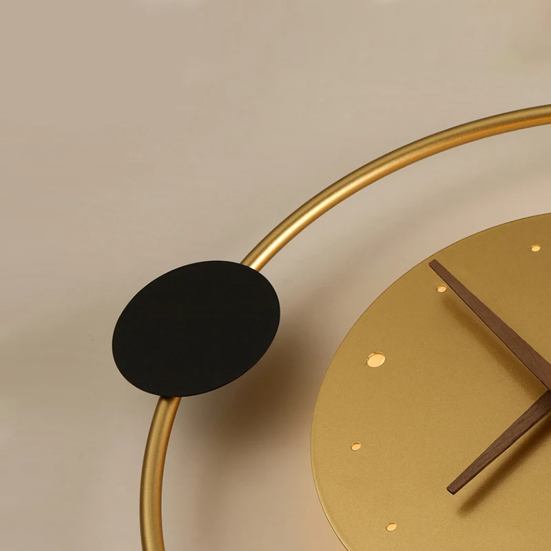 Скидка Скандинавские светодиодсветодиодный Настенные светильники художественные часы дизайн Настенный бра креативный Проход Спальня Гостиная ф...