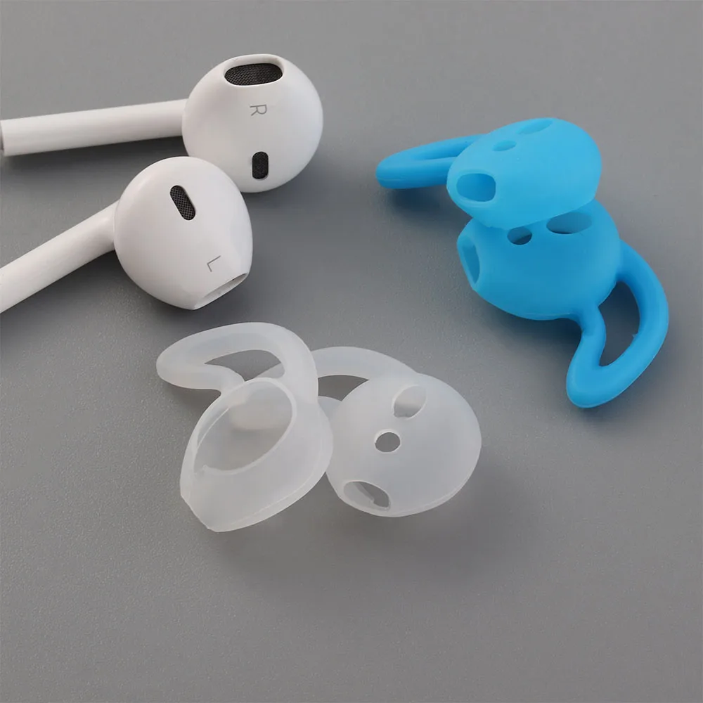 2 пары противоскользящие спортивные наушники-вкладыши airpods/i9S/i10/i11/i12/i13/i14/TWS с