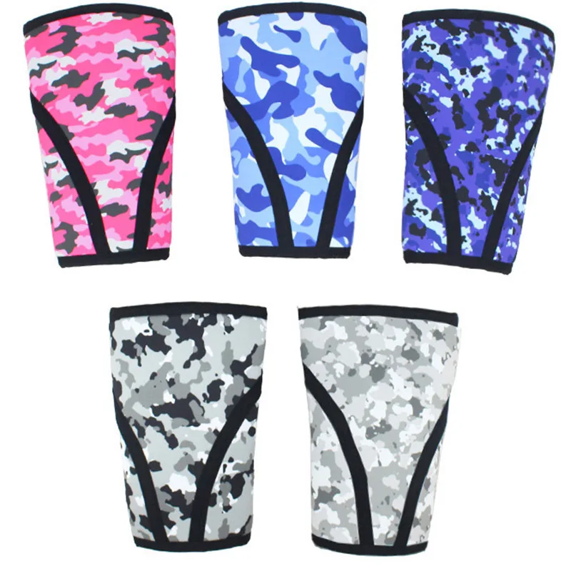 

2pcs Compression Neoprene Knee Sleeve Breathable Knee Support Brace for Weightlifting Training Women Man Leg Protective Gear M2