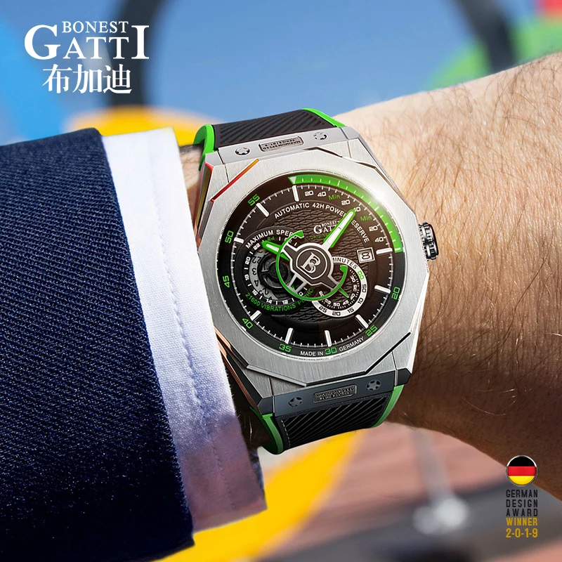 Роскошные мужские механические часы от топового бренда кошки 2020 спортивные