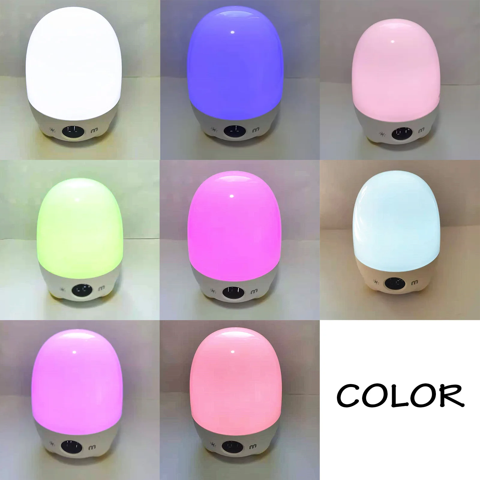 

SG2 USB LED Night Light Rechargeable Table Alarm Clock Touch Control Night Lamps Bedroom Home Party Decor Brightness Adjustment