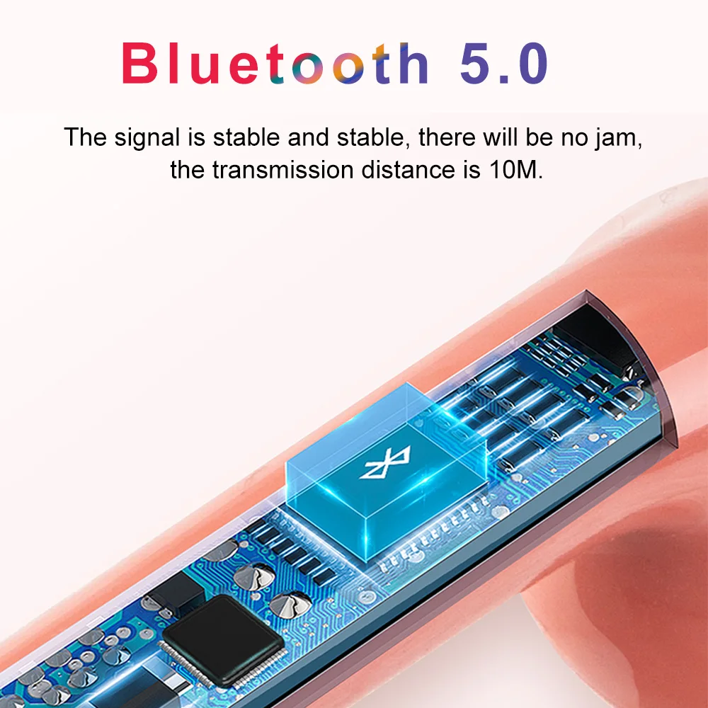 Беспроводные наушники i20 TWS окрашенные Bluetooth наушники беспроводные наушники водонепроницаемые 8D стерео наушники спортивная Гарнитура Blutooth