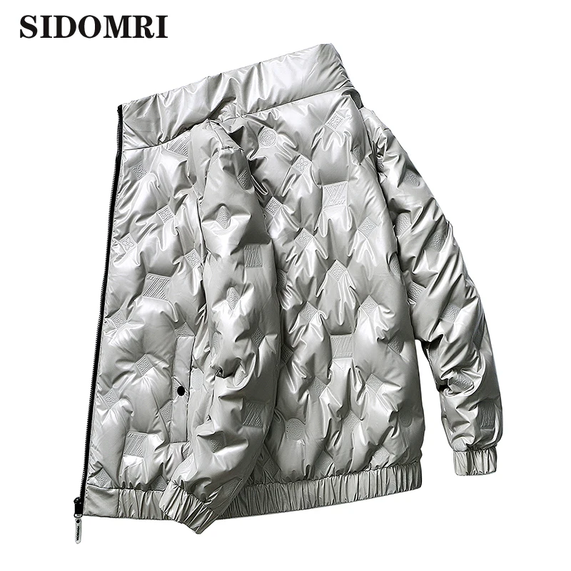 Down jacket for men90% white duck down coat  popular logo winter  medium length light and heavy trend fashion design jacket men