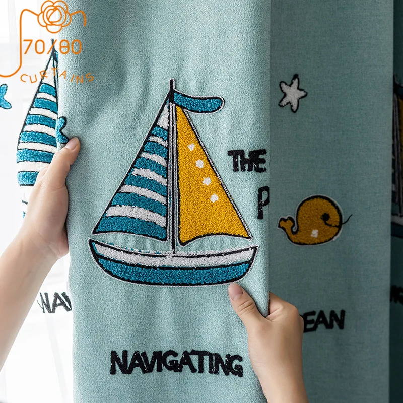 

Современные и яркие свежие и милые изысканные Мультяшные занавески с высоким затенением для гостиной и спальни