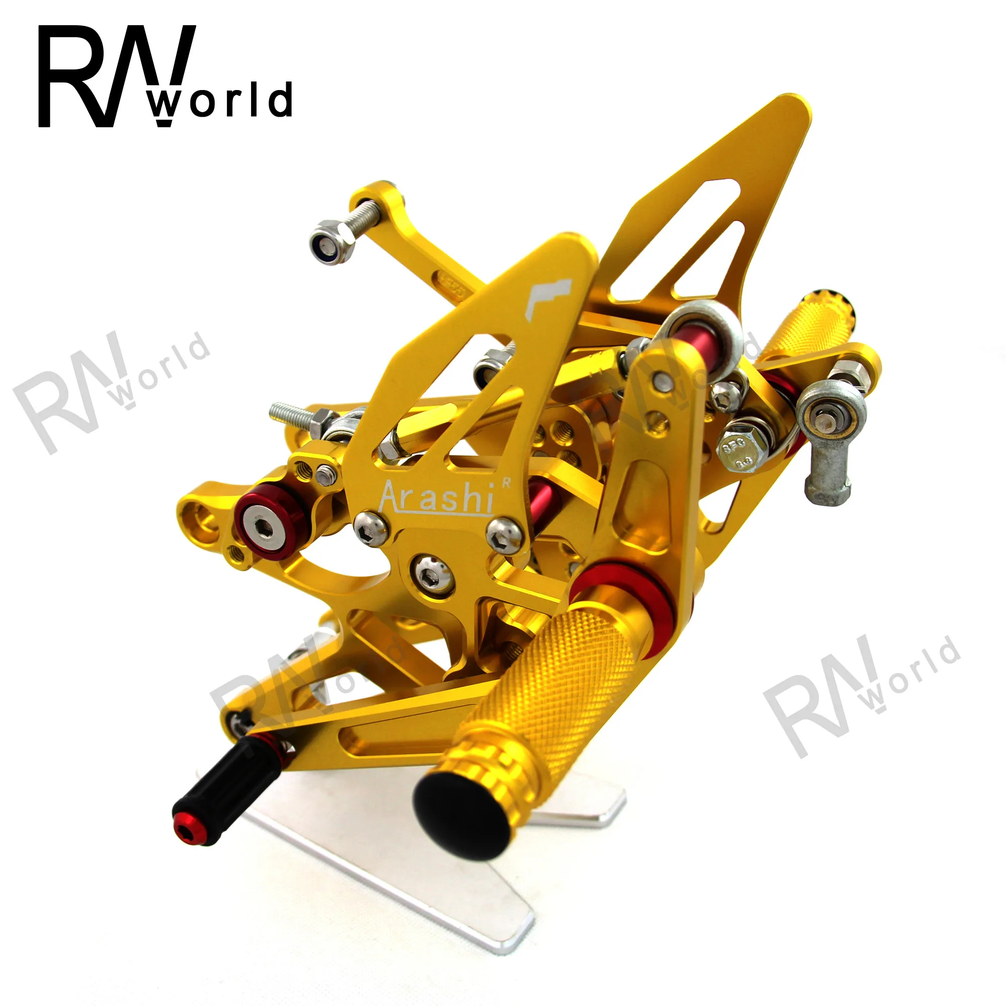 Мотоцикл Rearsets Подножка для YAMAHA YZF R1 05-06 CNC регулируемый задний комплект педаль YZFR1