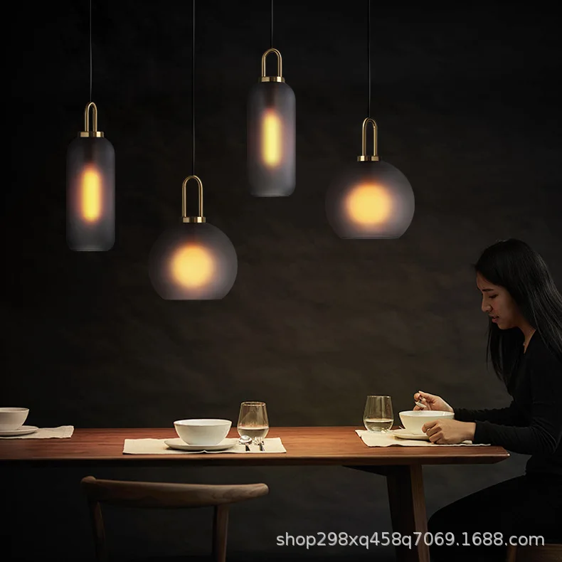 Скандинавский светильник подвесной на подтяжках Дерево гостиная украшение дома