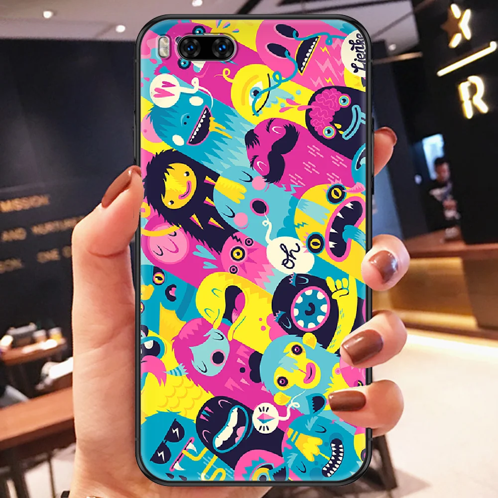 Милый чехол для телефона с изображением монстров улица кулинарного печенья Xiaomi Mi