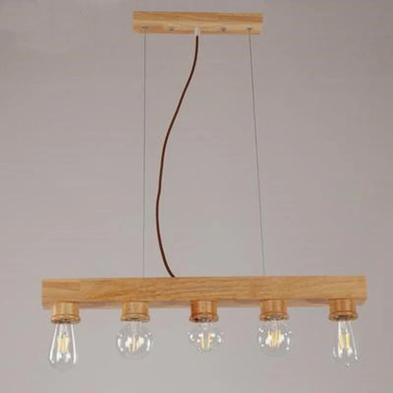 Япония woode подвесной светильник Кухня Столовая бар e27 droplight | Лампы и освещение