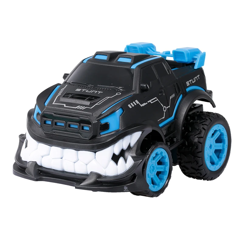 BLUE RC автомобиль трюк автомобиль 360 вращается и переворачивается гоночный автомобиль дистанционного управления для детей подарок на день рождения светильник на радиоуправлении светодиодные машины для детей - Цвет: BLUE