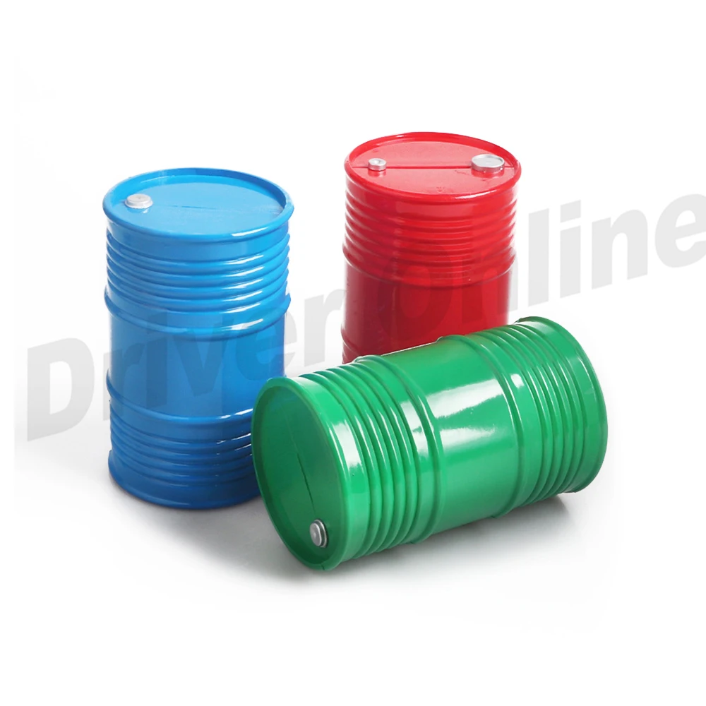 

Mini Plastic Oil Drum Tool Decoration for 1/10 RC Crawler Car Axial SCX10 90046 Traxxas TRX4 TAMIYA CC01 D90 D110 TF2 KM4