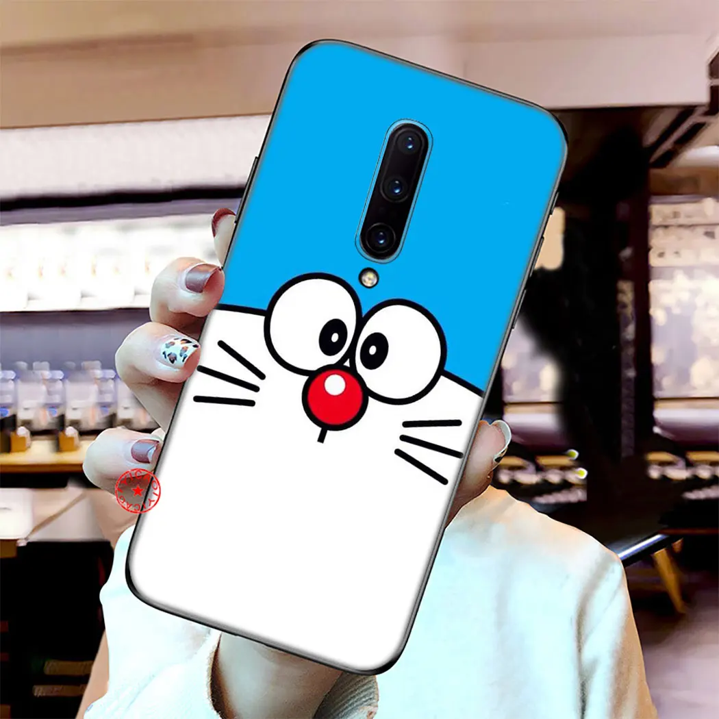 Аниме мультфильм Дораэмон Мягкий силиконовый чехол для oneplus 5 5t 6 6t 7 Pro Чехол |