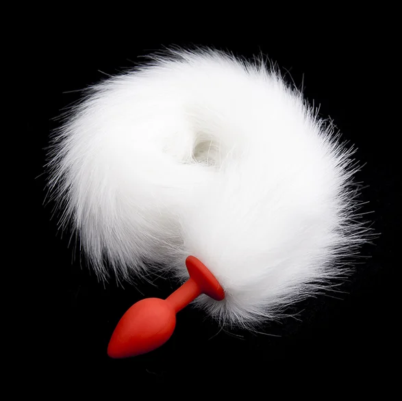 Fetish Sexy Feather Flirting Slave Anal Plug Fox Tail Anus Erotic Toys Sex Body Swing Products for Couple | Красота и здоровье