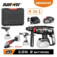 nanwei ultra low cheap super electric tool bag 34 pieces electric drillwrenchharmerangle grinder
