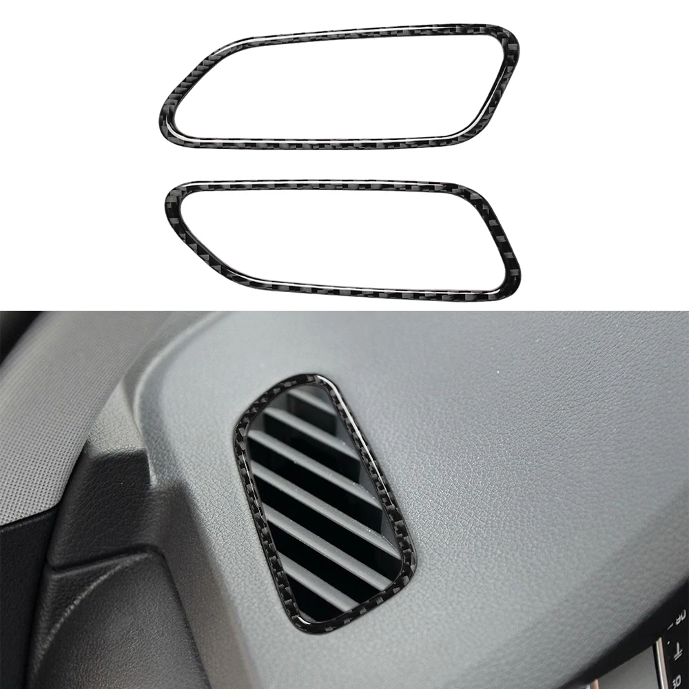 

Dashboard Air-Conditioner Outlet Vent Decoration Cover Trim 2016 2017 2018 2019 for Audi Q7 SQ7 4M Car Accessories Carbon Fiber