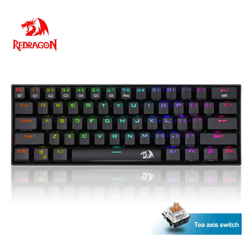 Redragon Draconic K530 RGB поддержка Bluetooth 5 0 Беспроводная USB Двухрежимная Механическая