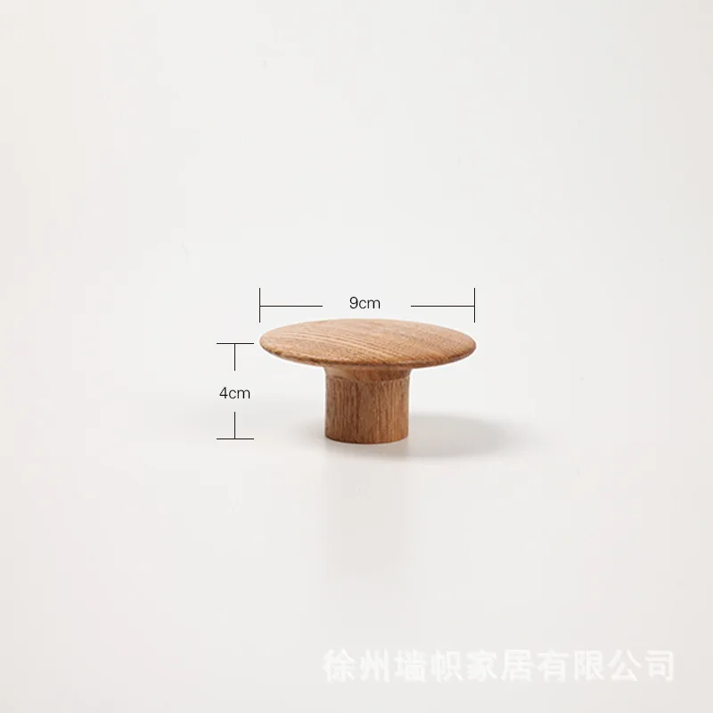 

Solid wood creative mushroom hook 3 pcs Japanese bedroom porch door coat hook simple wooden key clothes holder hanger organizer