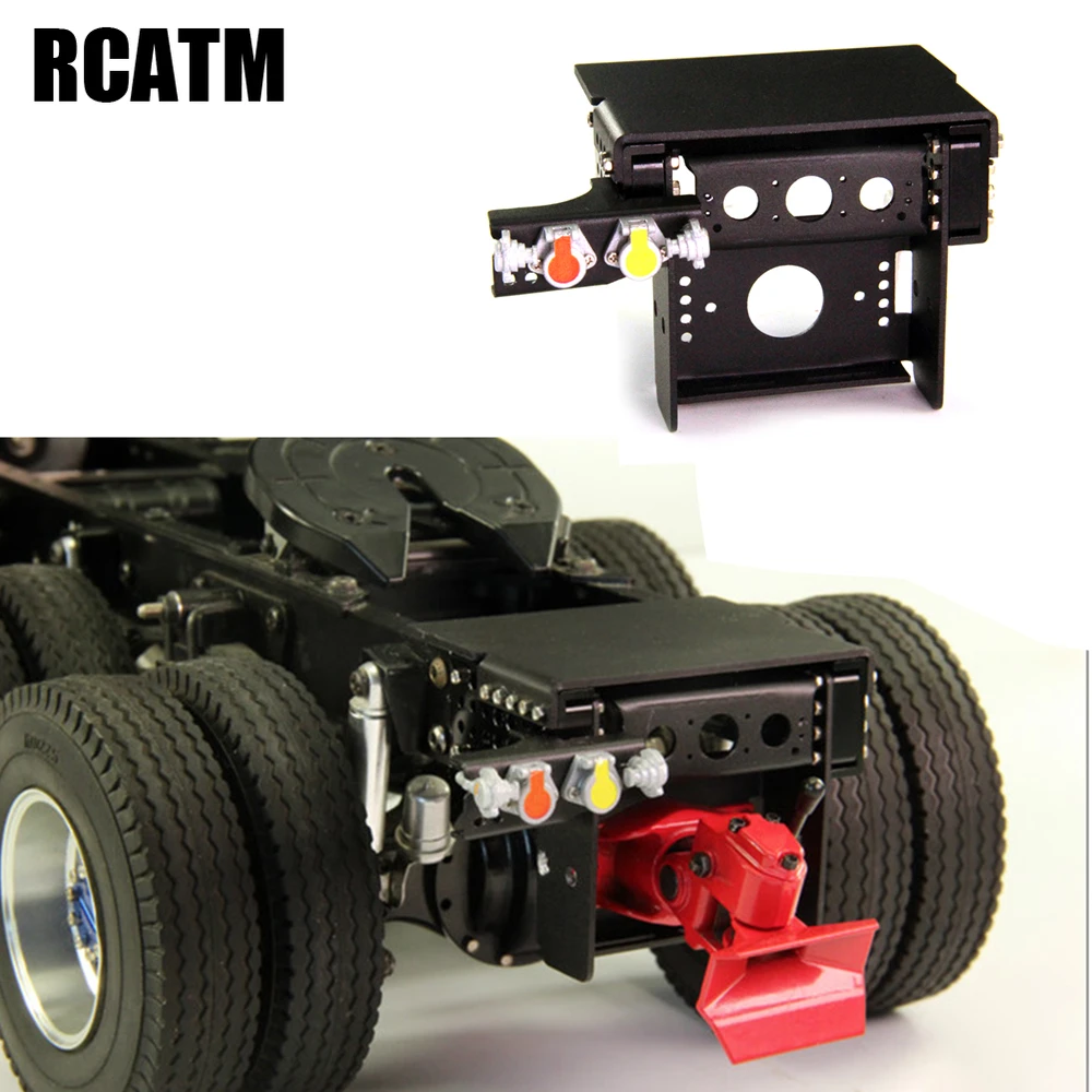 RC грузовик металлический тяжелый задний луч прицеп крюк кронштейн светильник