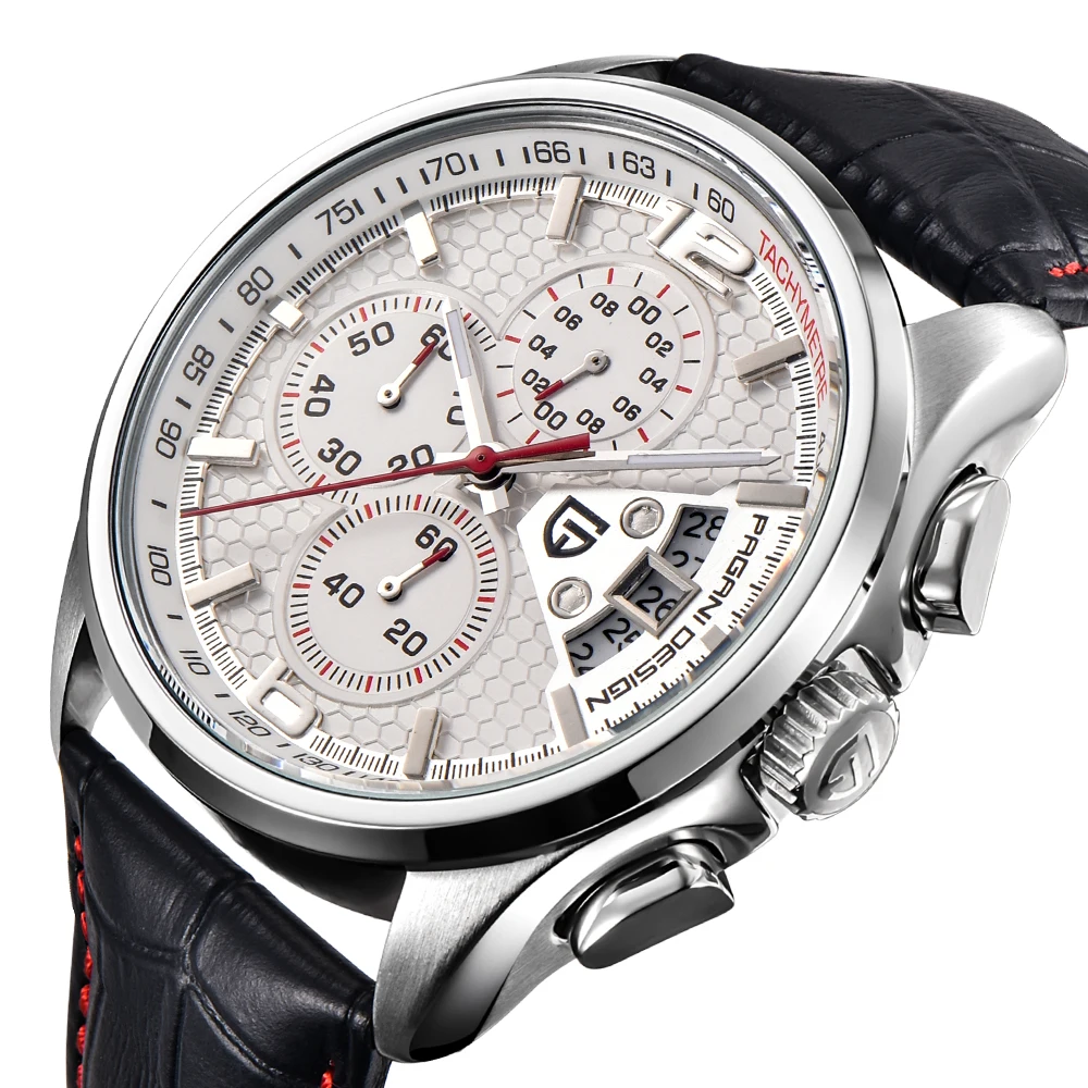 Мужские часы PAGANI Relogio Masculino Роскошные Известный Топ бренд мужские Модные