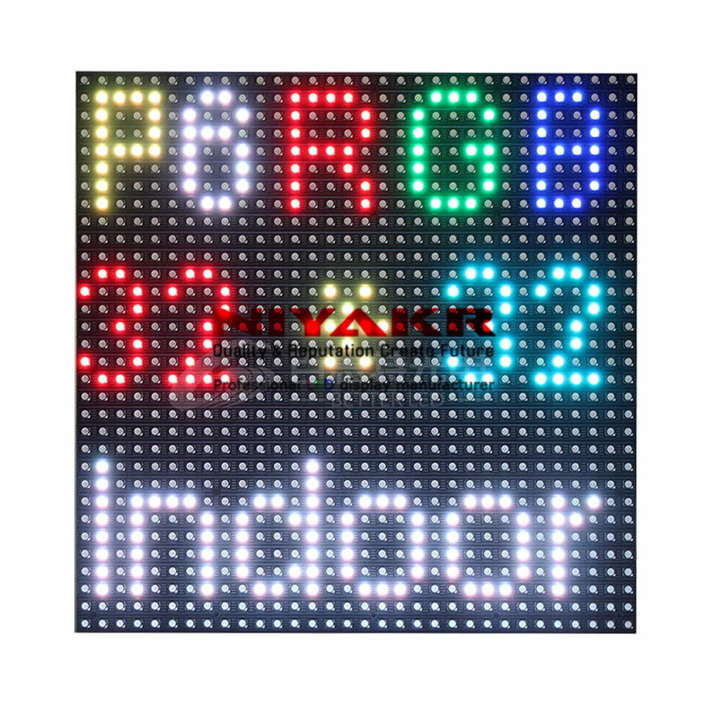 Светодиодный модуль Rgb 32x32 пикселей 3 в 1 с высоким разрешением Smd P6 | Электронные